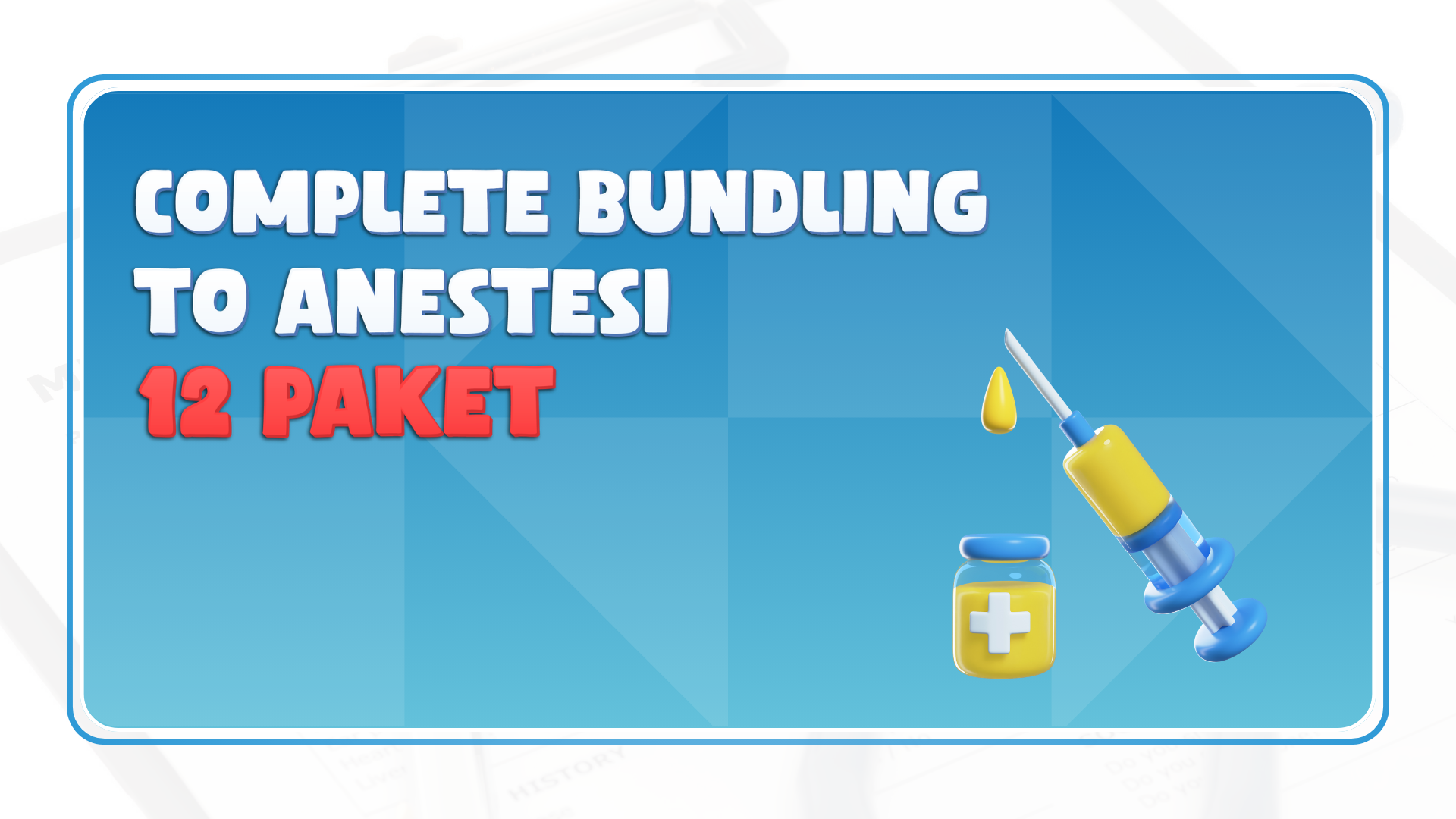 Complete Bundling Try Out PPDS Anestesi - 12 Paket (Extra Bonus 5 Paket)