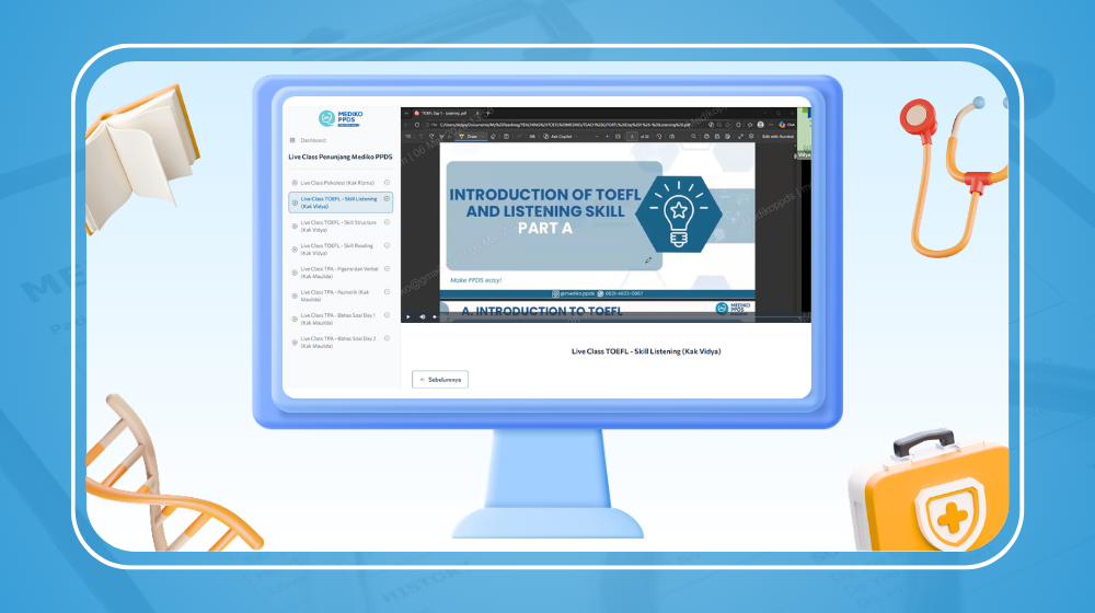 Live Class (TPA, TOEFL, dan Psikotest)